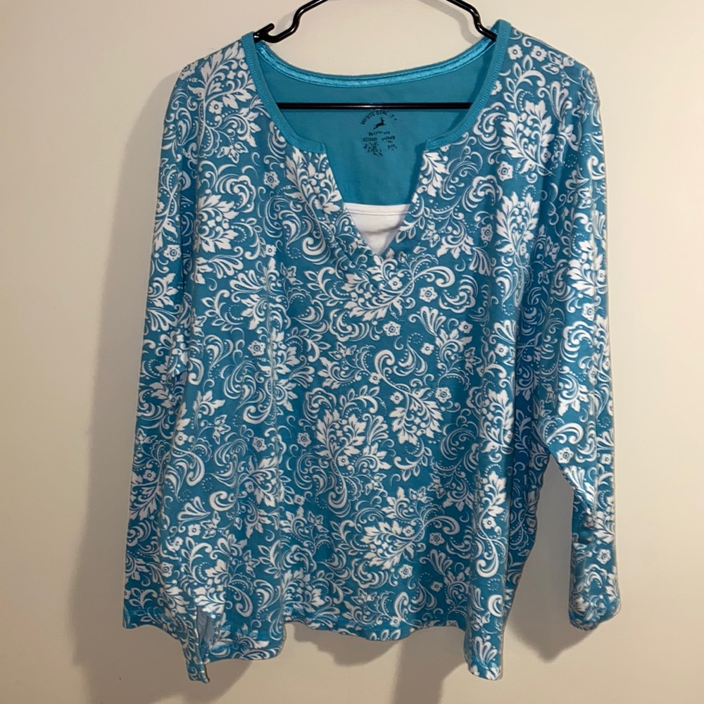 White Stag knit top, size 2X